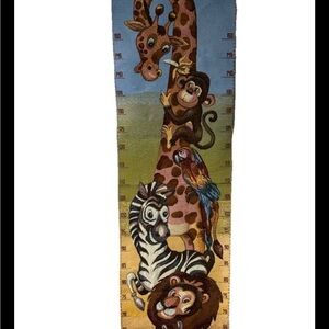 Colorful Animal Growth Chart